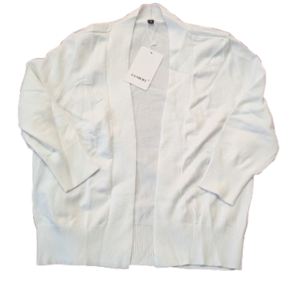 White Cardigan Sweater